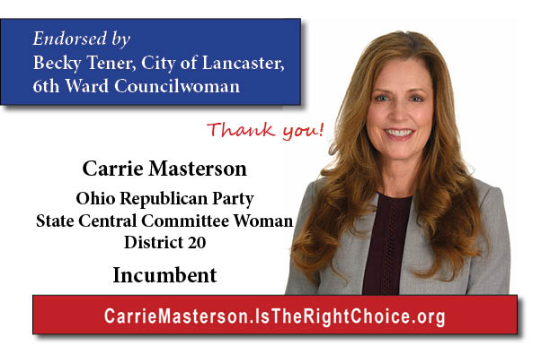 Endorsements - Carrie Masterson For State Central Committee Chairwoman ...